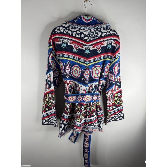 FARM Rio Ainika Knit Cardigan Sweater Cardi W/ Tie Size M NWT $270 - Picture 7 of 7